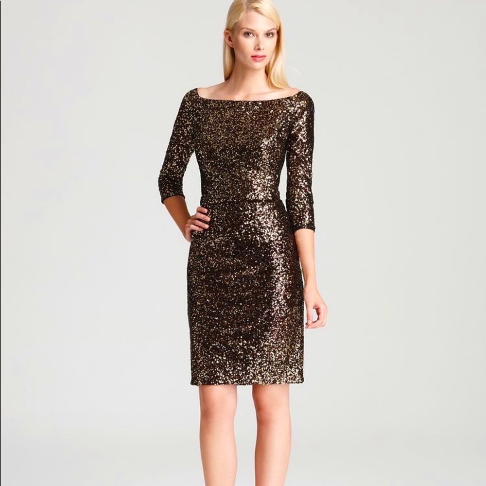 David Meister Sequin Dress